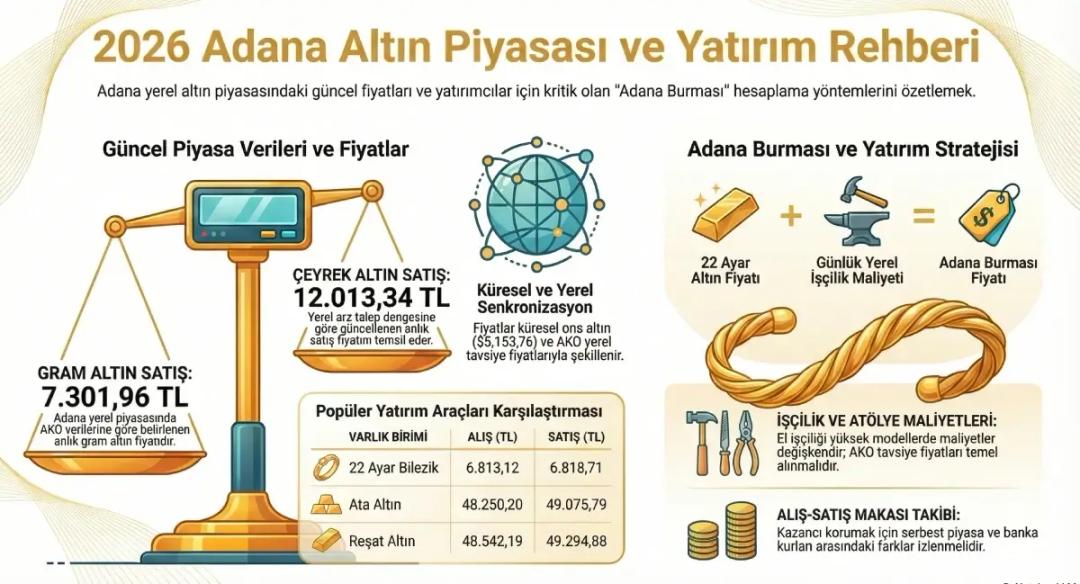 Adana Güncel 2026 Altın Fiyatları