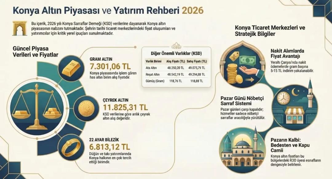 Konya Güncel 2026 Altın Fiyatları