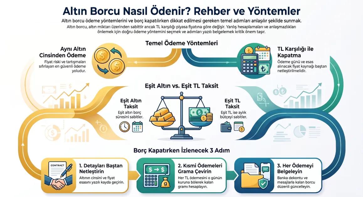 Altın Borcu Nasıl Ödenir? Yöntemler ve Dikkat Edilecekler