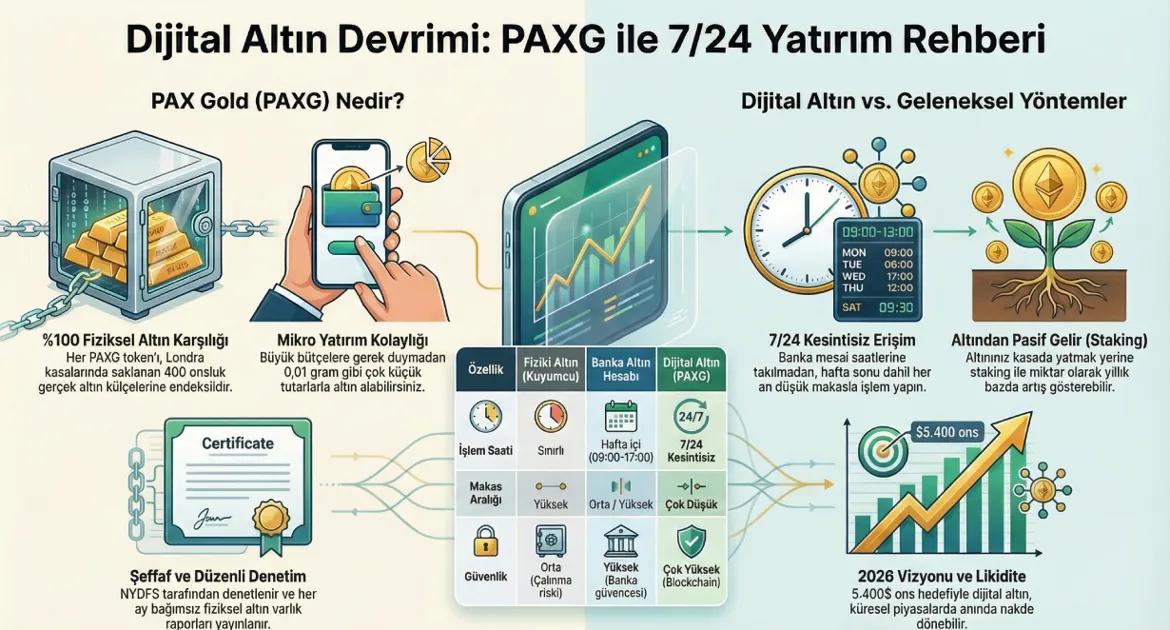 Binance’den Altın Alınır mı? PAXG ve Dijital Altın Yatırım Rehberi