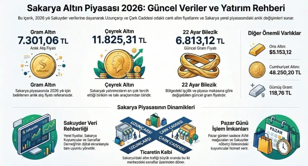 Sakarya Güncel 2026 Altın Fiyatları