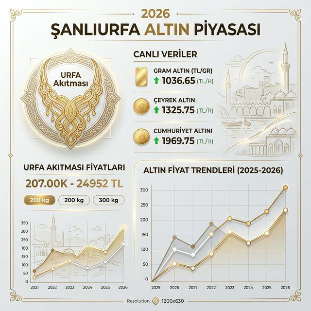 Şanlıurfa Güncel 2026 Altın Fiyatları