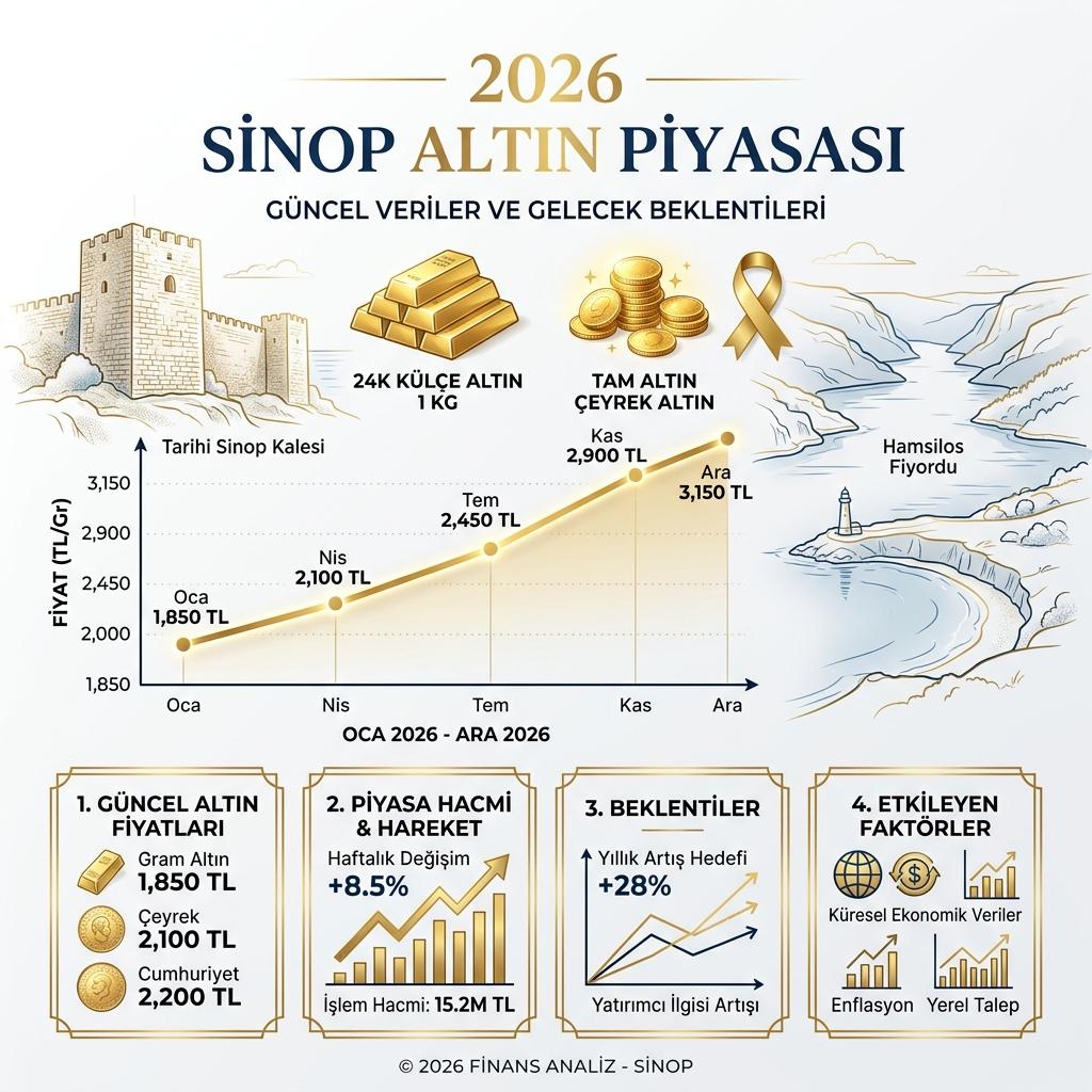 Sinop Güncel 2026 Altın Fiyatları