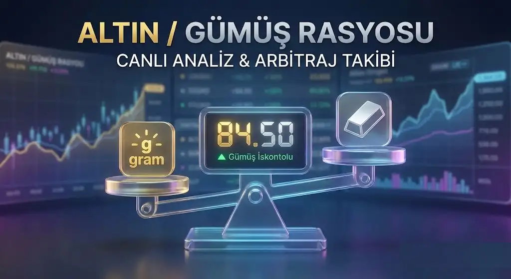 Altın Gümüş Rasyosu piyasa verileri ve canlı fiyat değişim grafiği
