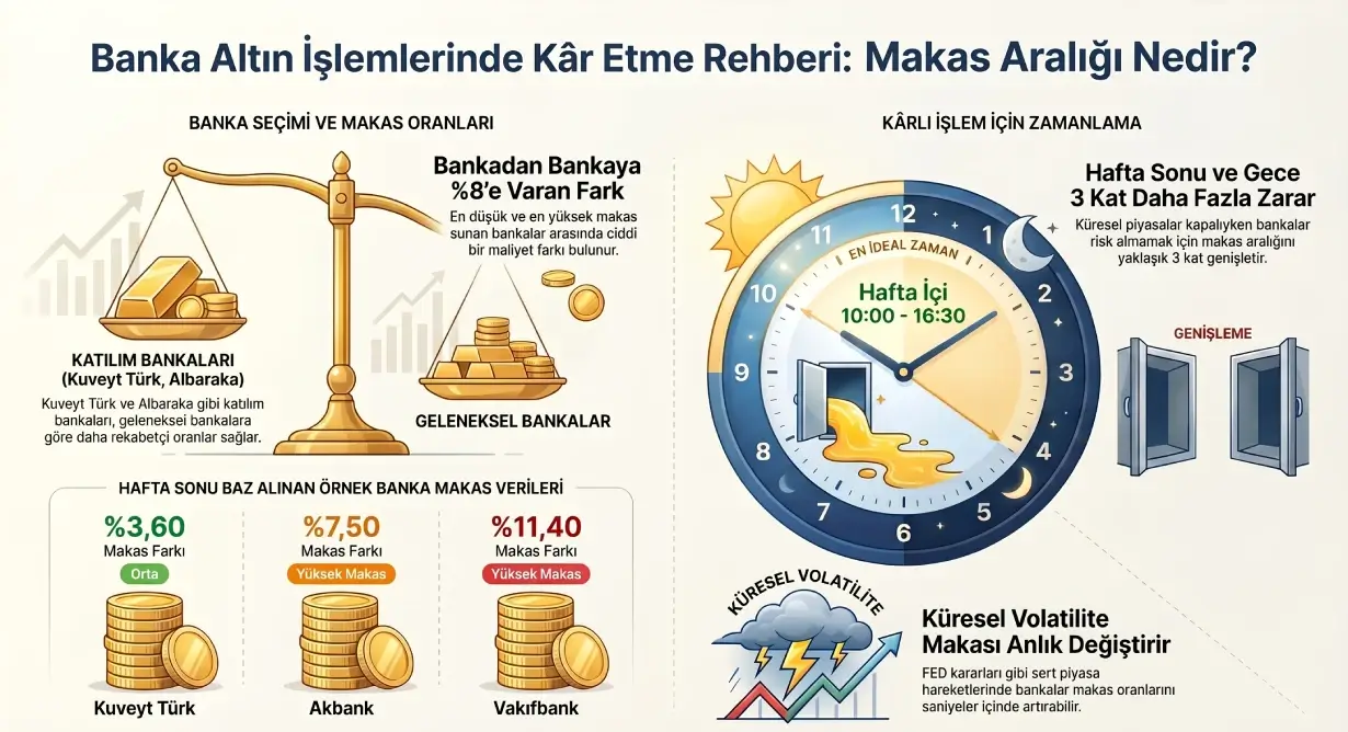 2026 Banka Altın Makas Aralıkları Rehberi