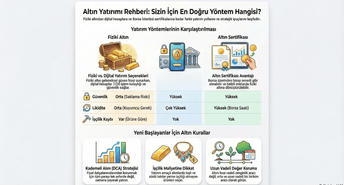 Altına Yatırım Nasıl Yapılır? Yeni Başlayanlar İçin Adım Adım Rehber