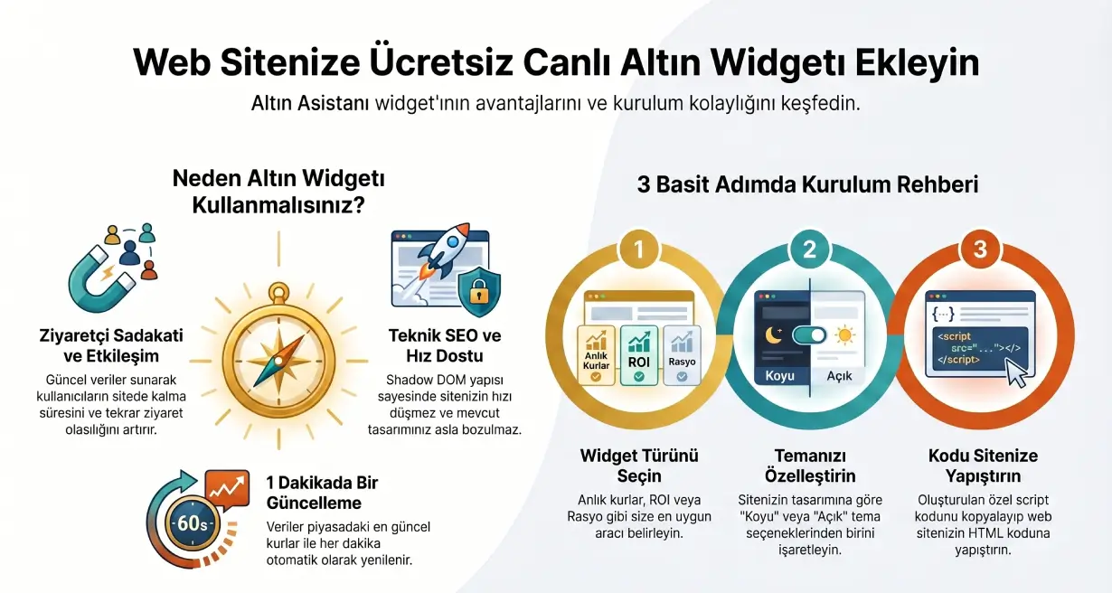 Sitene Altın Fiyatı Ekle