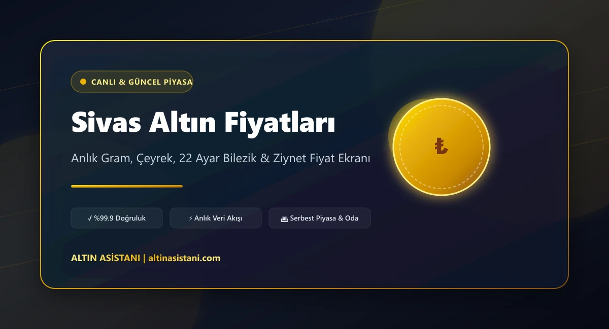 Sivas Güncel 2026 Altın Fiyatları